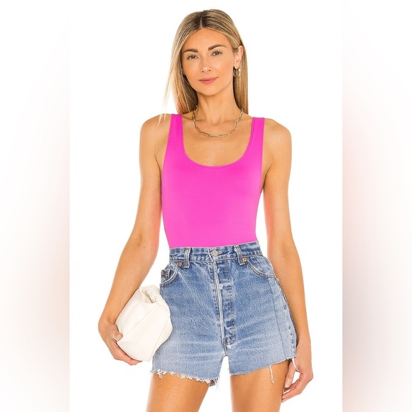Revolve‎ - Only Hearts - Delicious Tank Bodysuit in French Rose - Picture 1 of 10